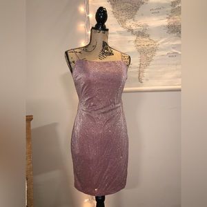 Strapped dress with Sparkles
